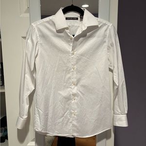 Plain White Button Down Shirt